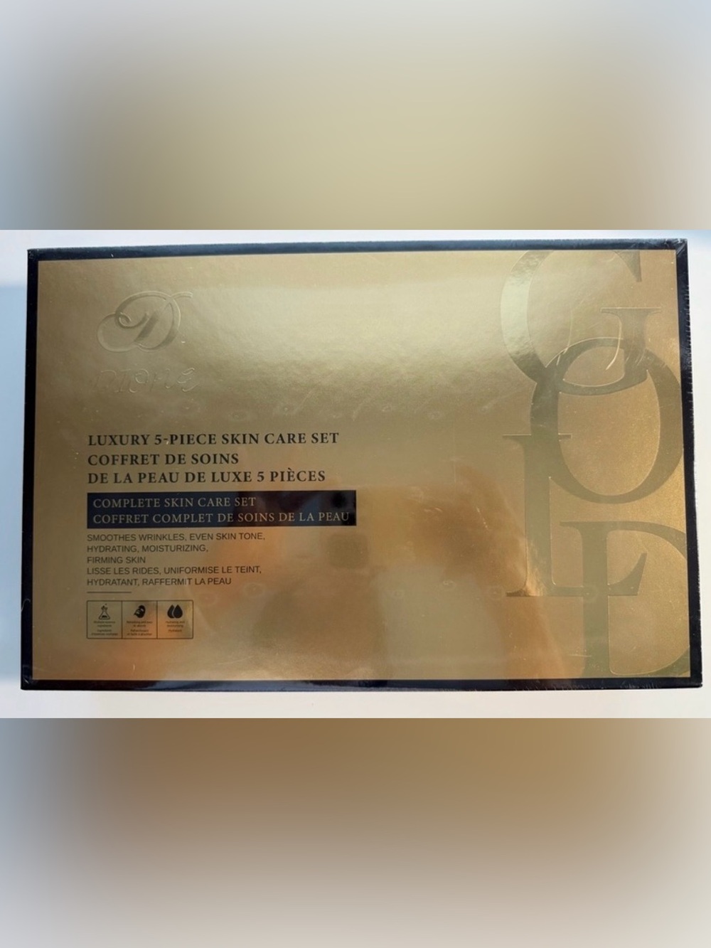 Luxury Diane 5-Piece Skin Care Set – Gold